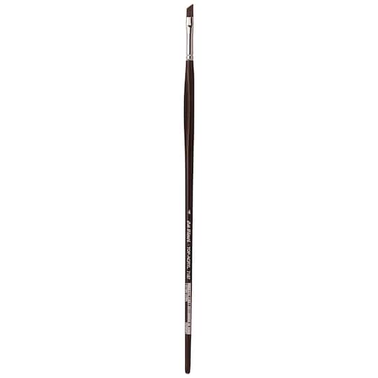 da Vinci TOP ACRYL Series 7187 Synthetic Angular Brush Paint in Brown | 4 | Michaels®